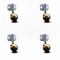 Service Caster 2 Inch Windsor Antique Metal Ball Caster - Side Mount Bracket - SCC, 4PK SCC-GR01S20-DCS-WA-71678-4-CB180-4 - alternate 1